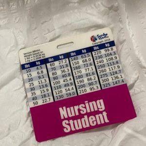 NURSING STUDENT BRAND NEW BADGE BUDDY
